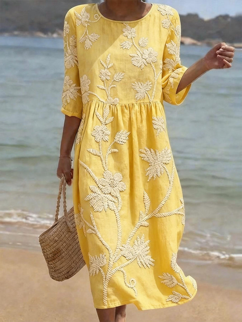 Eleonora™ | Abito Vintage Ricamato