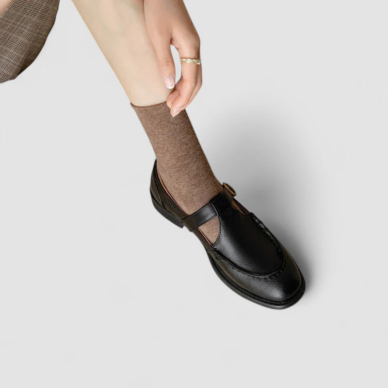 AVERY™|SCARPE ORTOPEDICHE MARY JANE A PUNTA QUADRATA