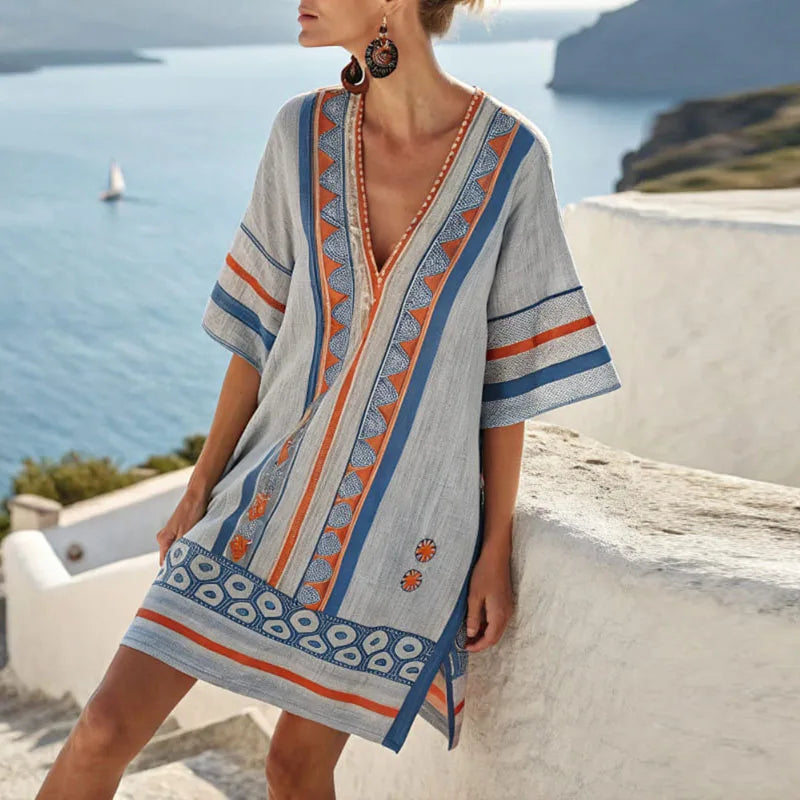 Gwen Elegante - Abito Maxi Fluido per Tutte le Occasioni