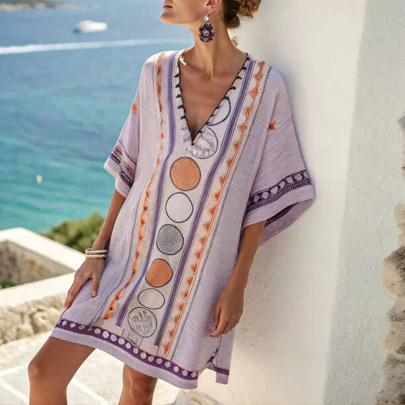Esmee - Abito da Spiaggia Elegante e Confortevole per uno Stile Estivo Senza Sforzo
