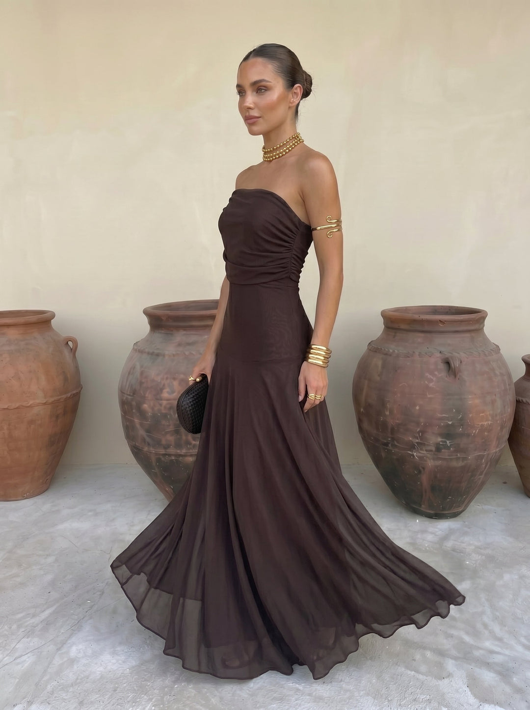 Abito Elegante Simba in Tulle di Seta