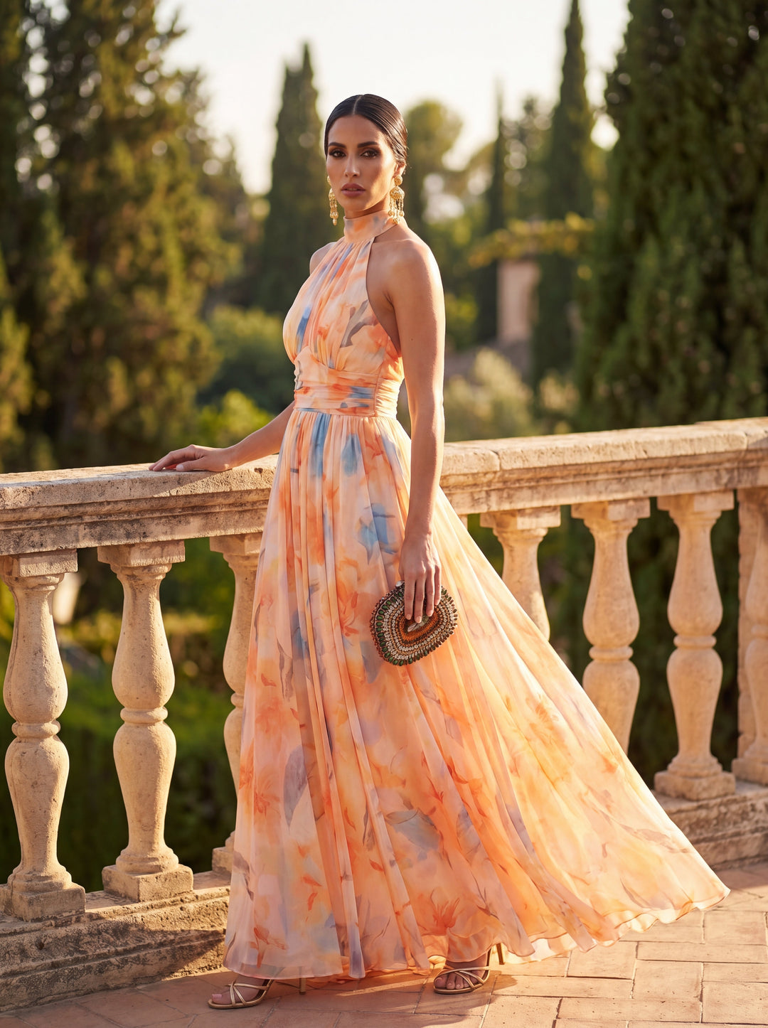 Abito Halter Aurora | Eleganza senza tempo in satin lussuoso