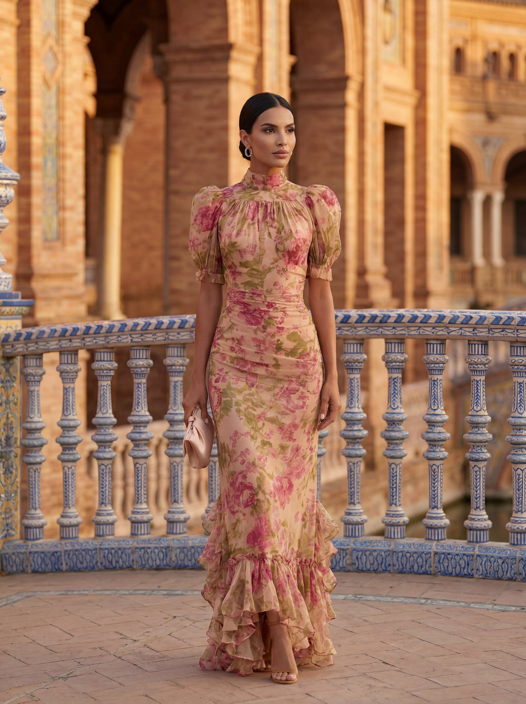 Robe Elegante Rosario in Seta