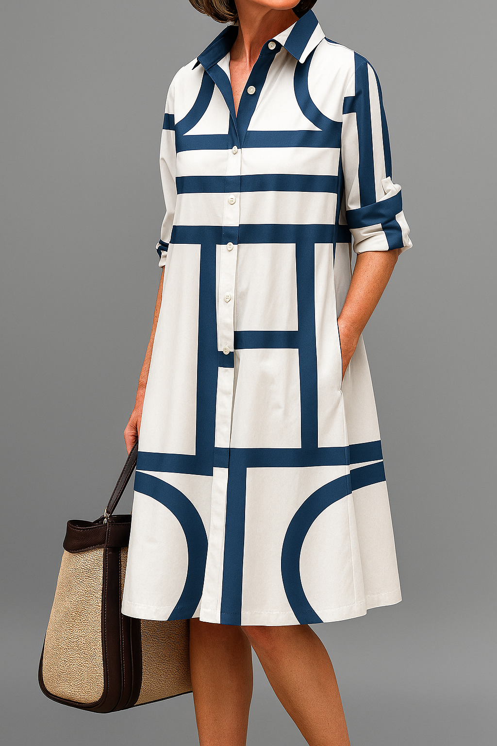 Sora | Abito midi raffinato ed elegante
