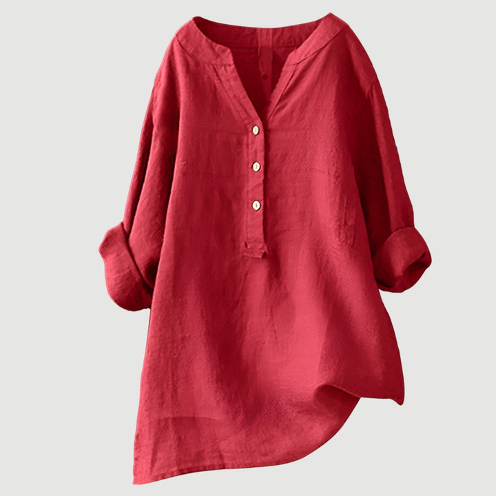 Freja™ | Camicia Leggera e Comoda con Bottoni