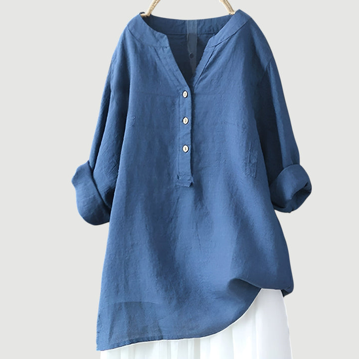 Freja™ | Camicia Leggera e Comoda con Bottoni