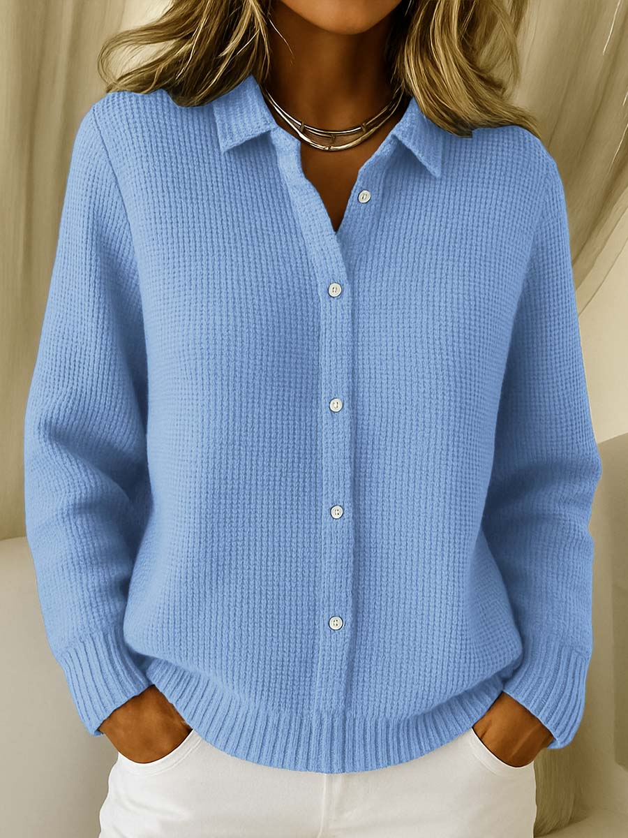 Elena | Cardigan Classico in Maglia Morbida