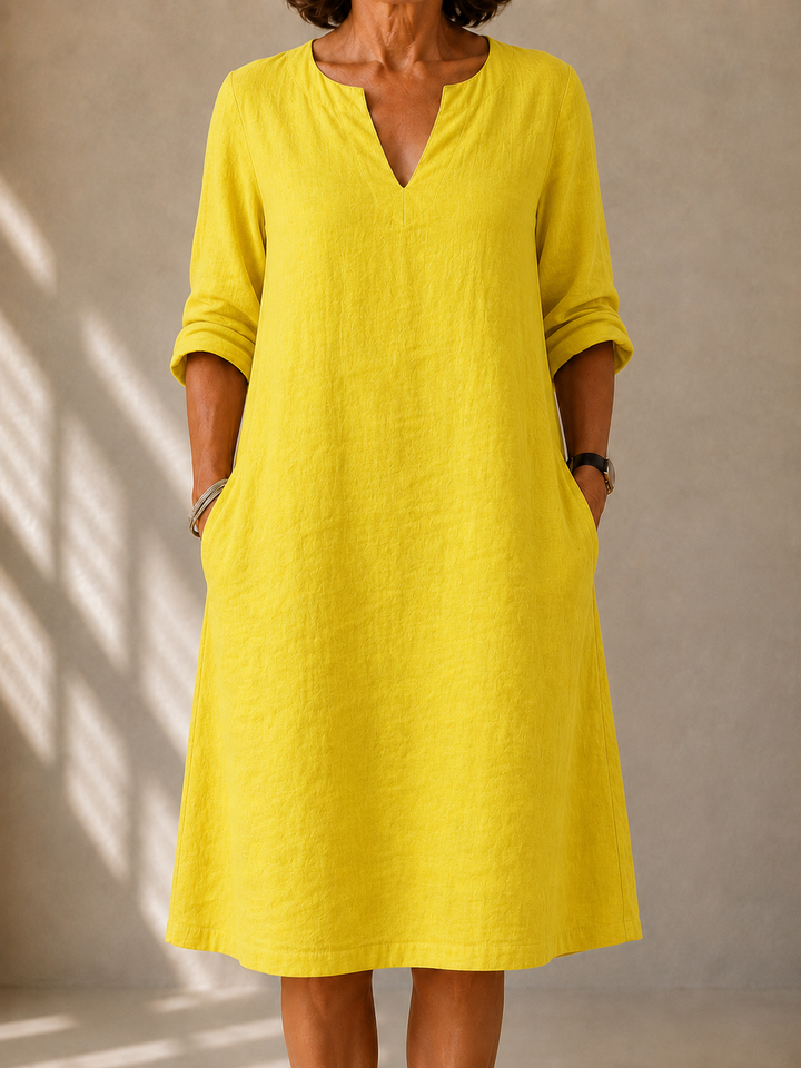 Atelier™ | Abito Fluido Col V Sylvie