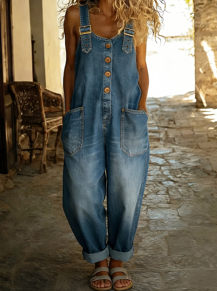Jade™ | Salopette in Denim Casual con Spalline Regolabili