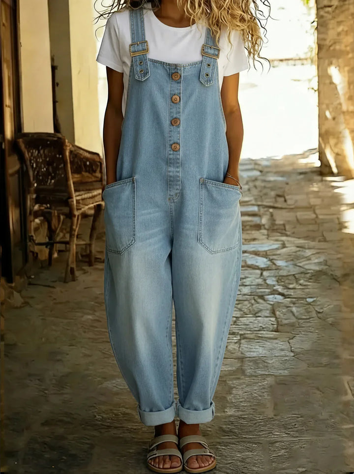Jade™ | Salopette in Denim Casual con Spalline Regolabili
