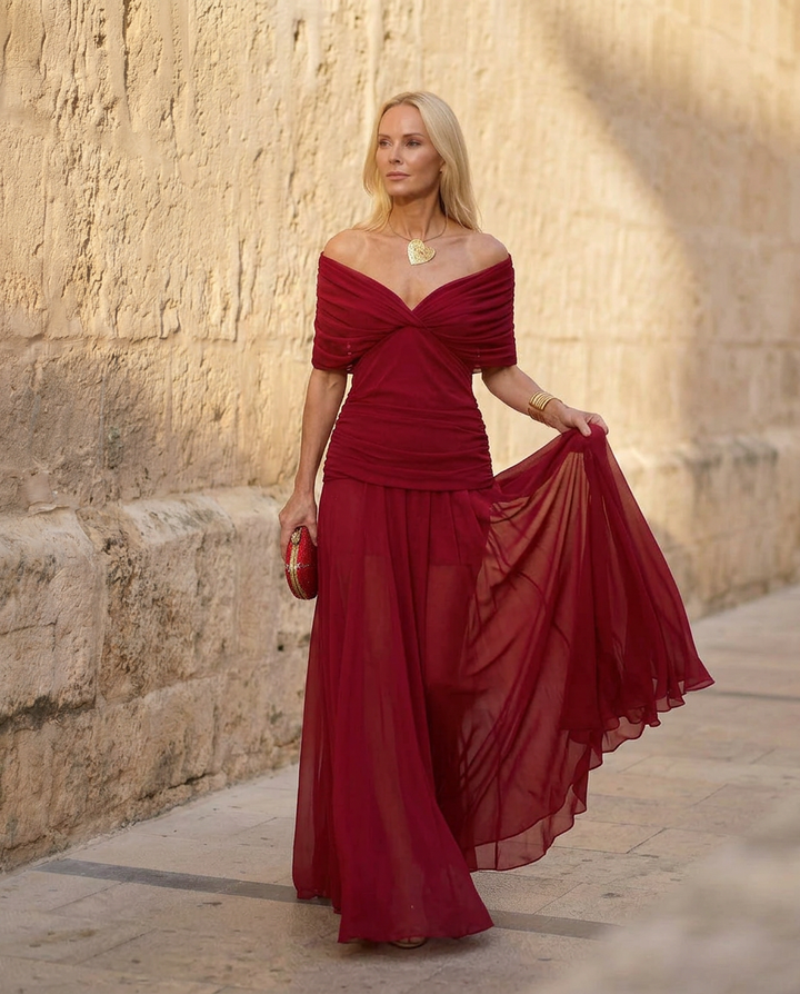 Abito Elegante in Seta Santana
