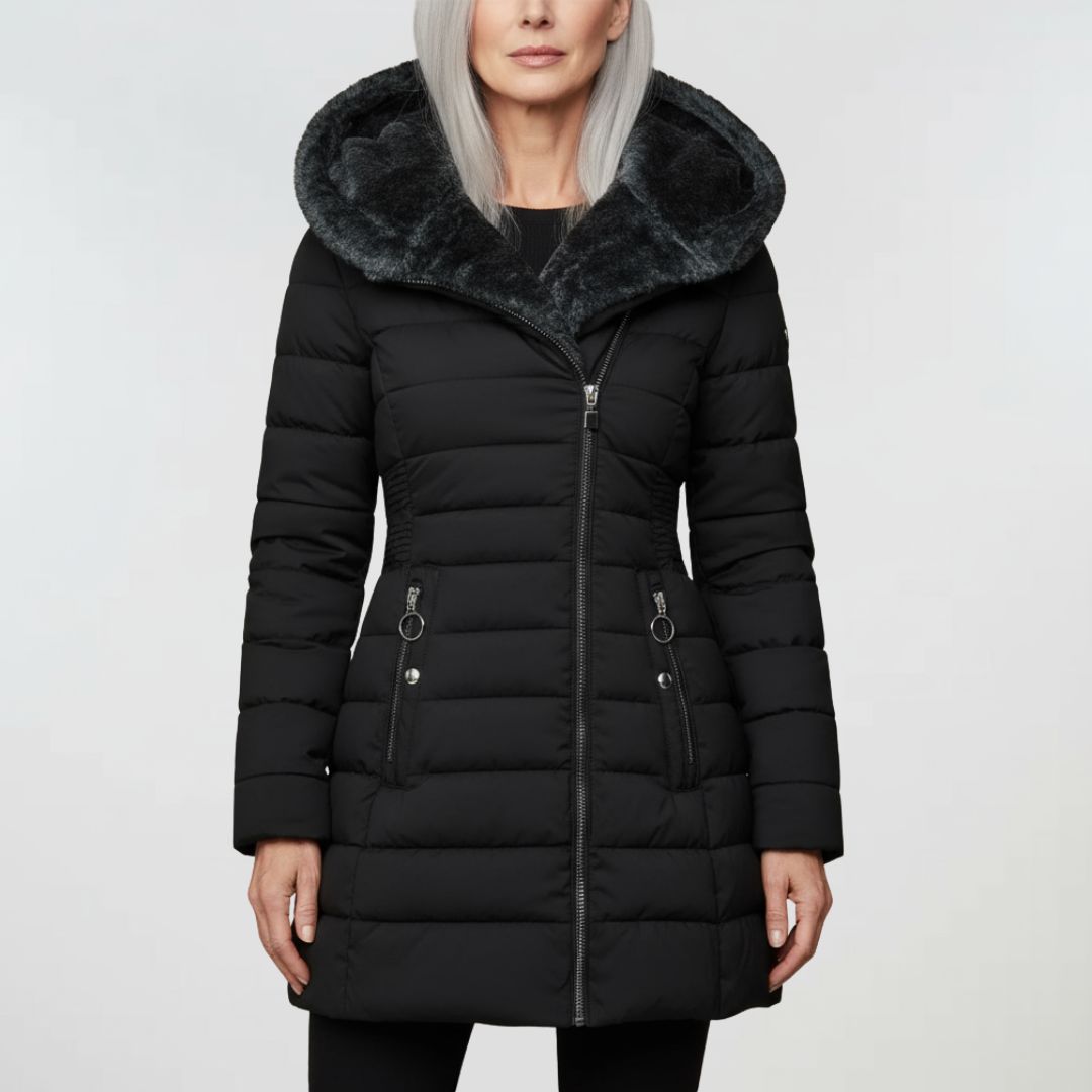 Alessina™ | Cappotto imbottito impermeabile con cappuccio