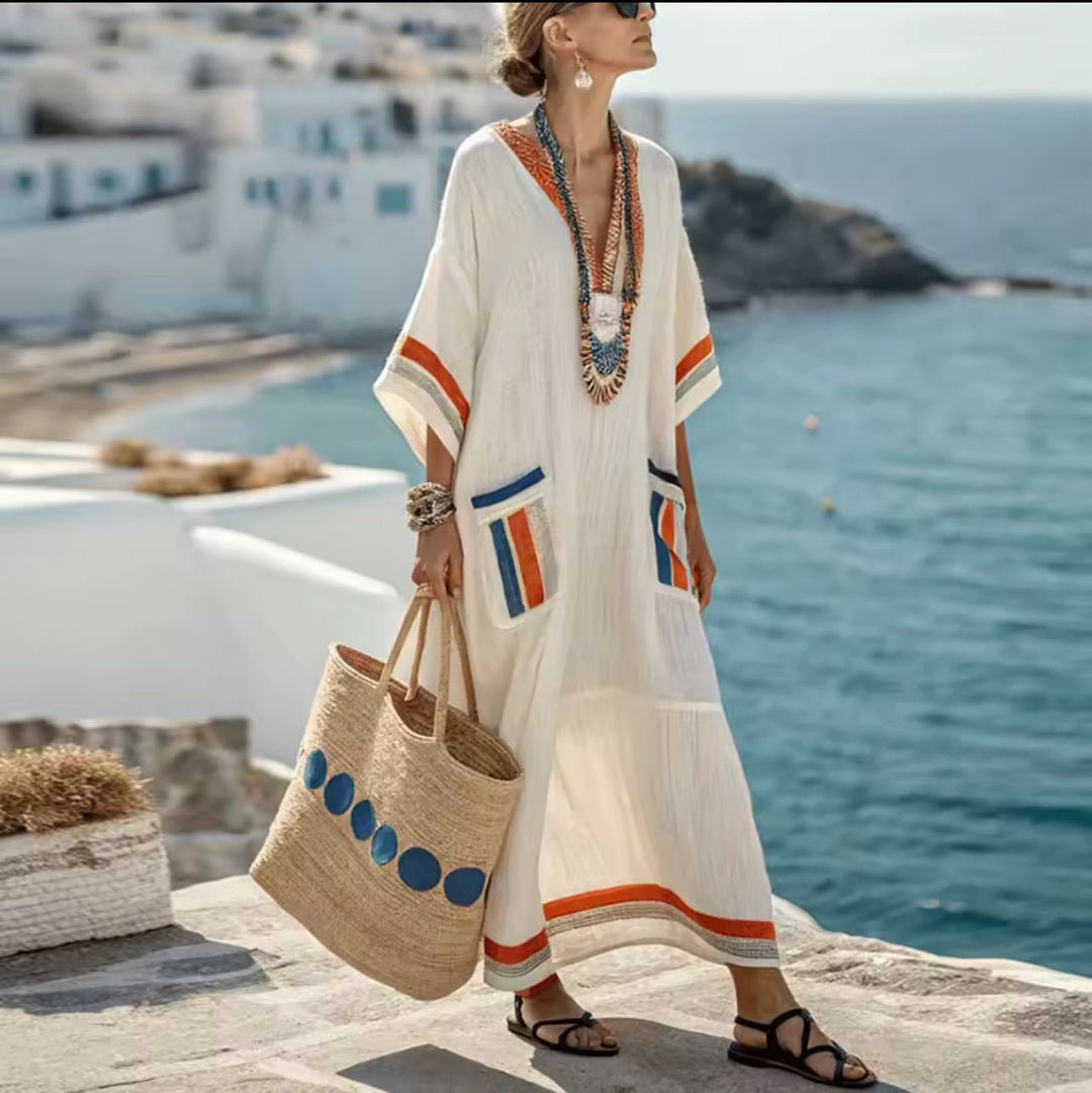 Robe Maxie "Léna" con Finiture Contrastanti